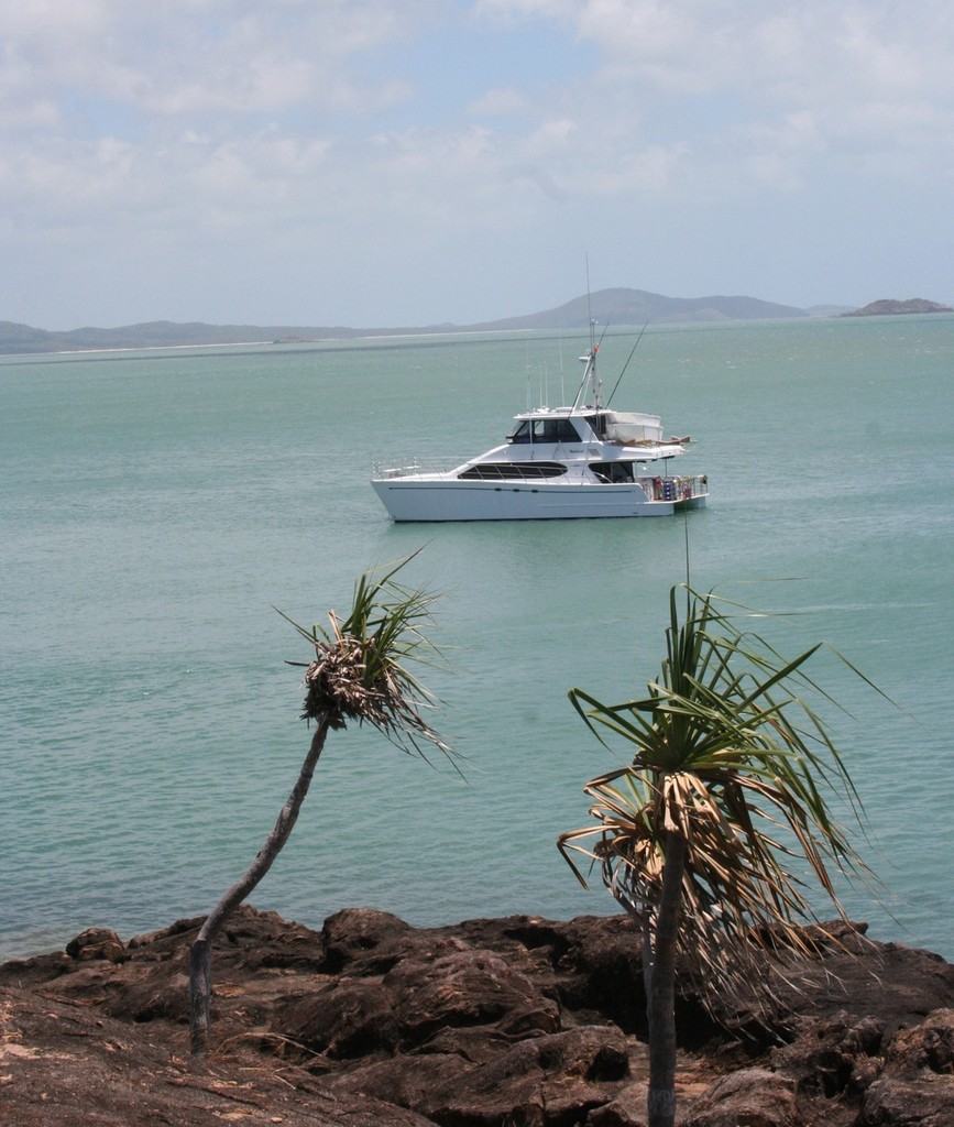 Bathurst at anchor at Cape York © Lorma Brady
